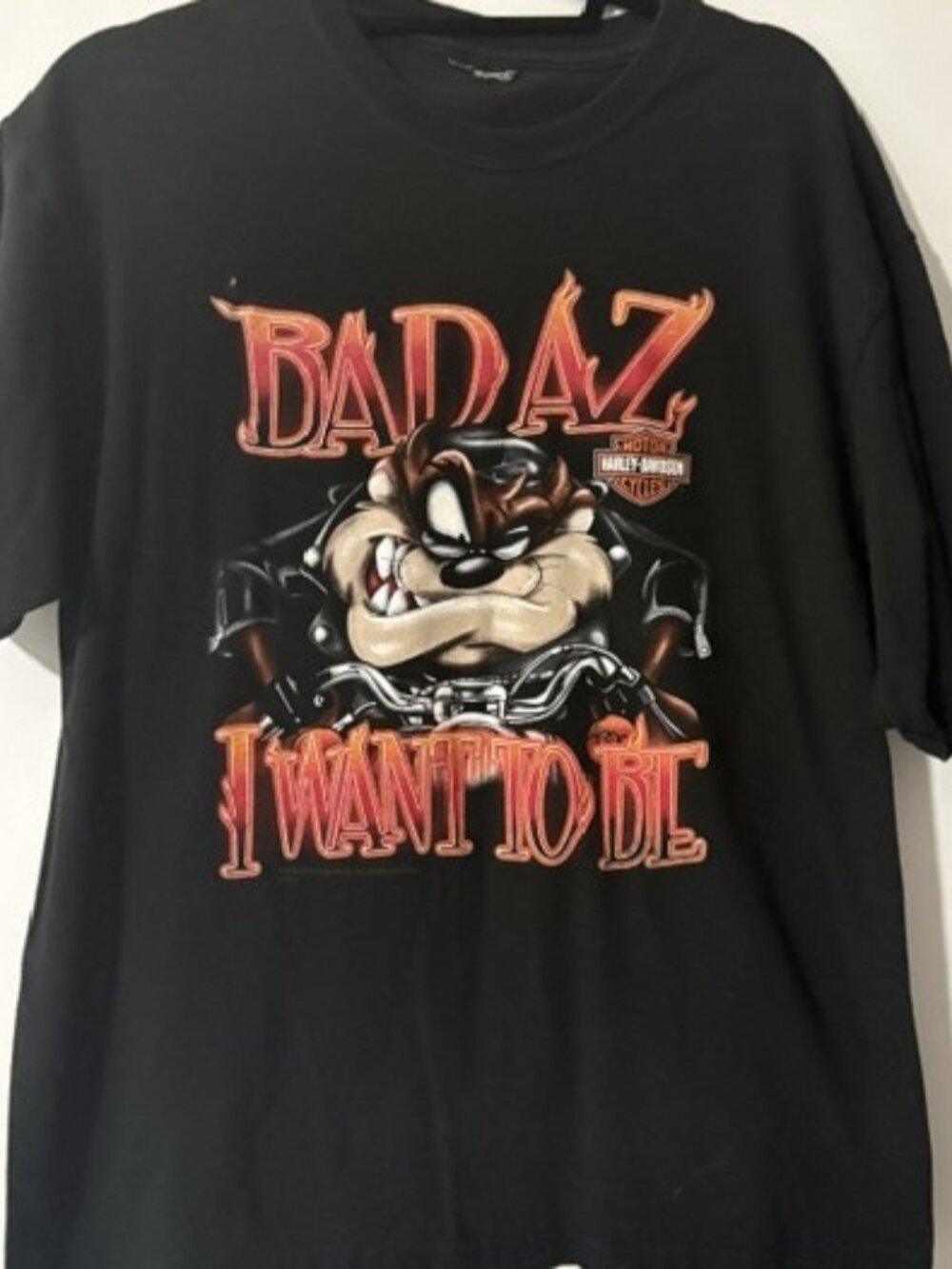 Vintage Harley davidson Taz Bad Az T-shirt